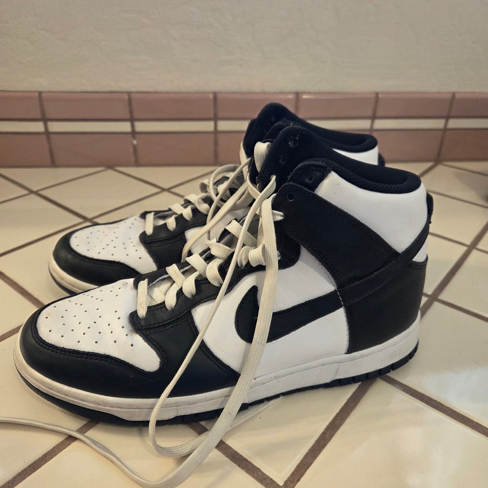 Nike Dunk High Panda Black White DD1399-103 Mens Size 9 Sneakers High Top
